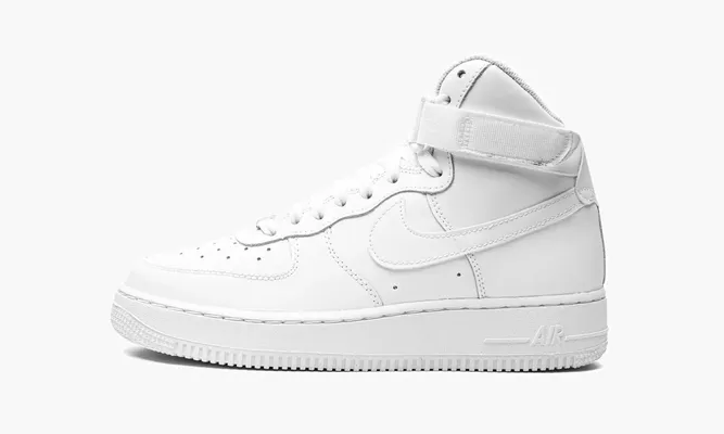 Кроссовки Air Force 1 High Le GS «Triple White» белый