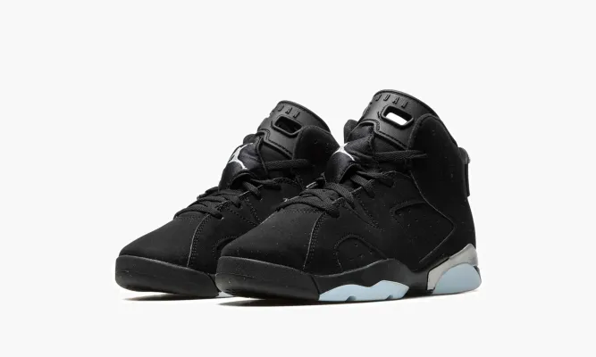 Для самых маленьких Air Jordan 6 PS «Chrome» черный