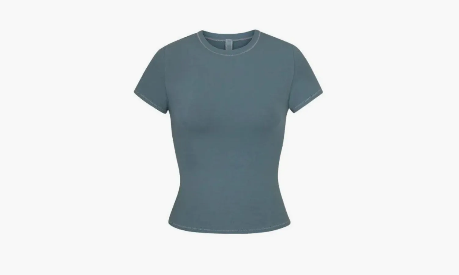 SKIMS T-shirt Cotton Jersey «Blue»