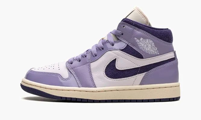 Кроссовки Air Jordan 1 Mid WMNS «Sky J Purple» фиолетовый