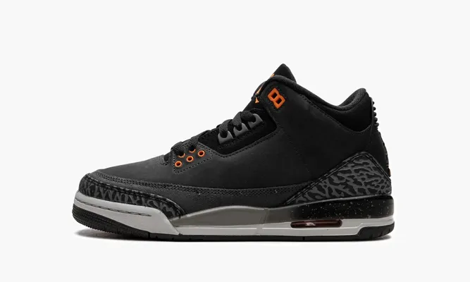Кроссовки Air Jordan 3 GS «Fear Pack» черный
