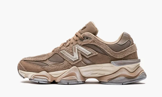 Кроссовки New Balance 9060 «Mushroom Brown» коричневый