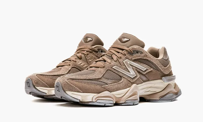 Кроссовки New Balance 9060 «Mushroom Brown» коричневый