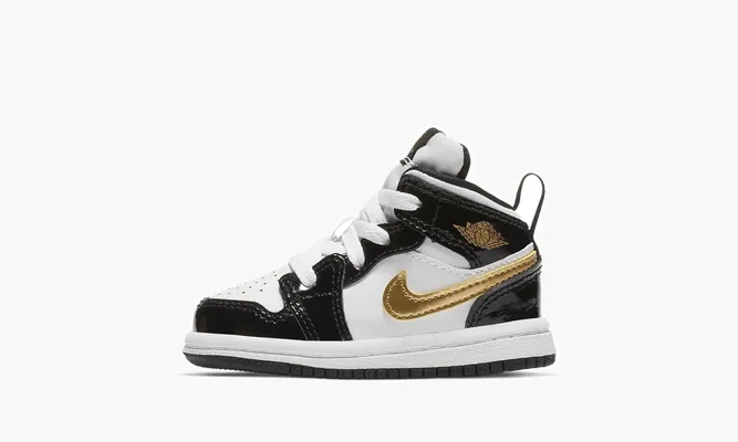 Для самых маленьких Air Jordan 1 Mid SE TD черный