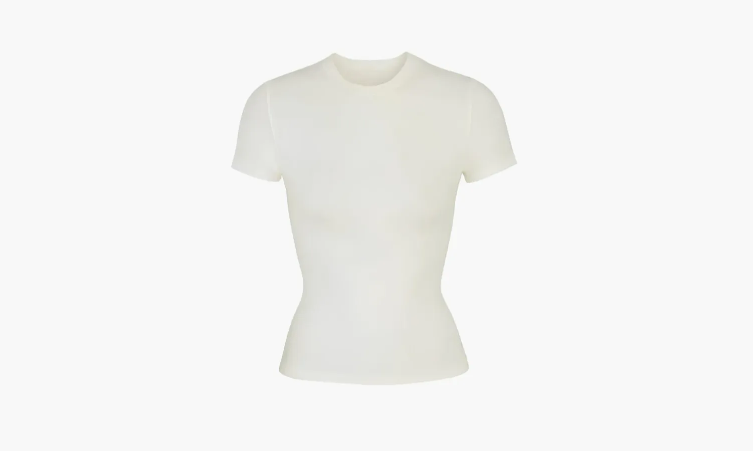 SKIMS T-shirt Cotton Jersey «Bone»