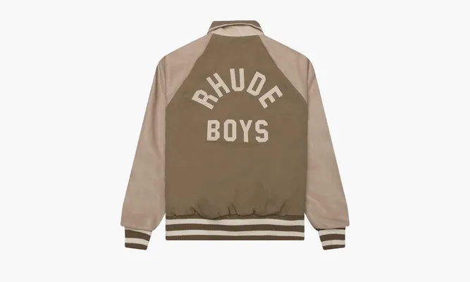 Одежда RHUDE Twill Boys Bomber «Beige» коричневый