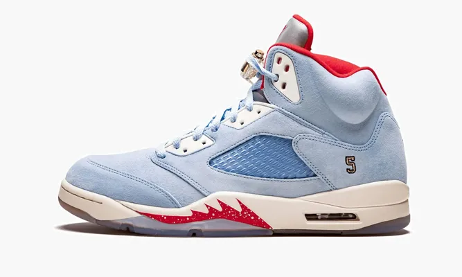 Кроссовки Air Jordan 5 Retro «Trophy Room» синий