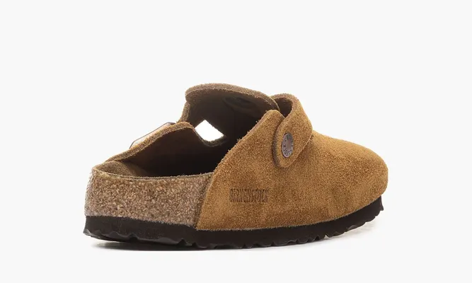 Обувь Birkenstock Boston Soft Footbed «Suede Mink» коричневый