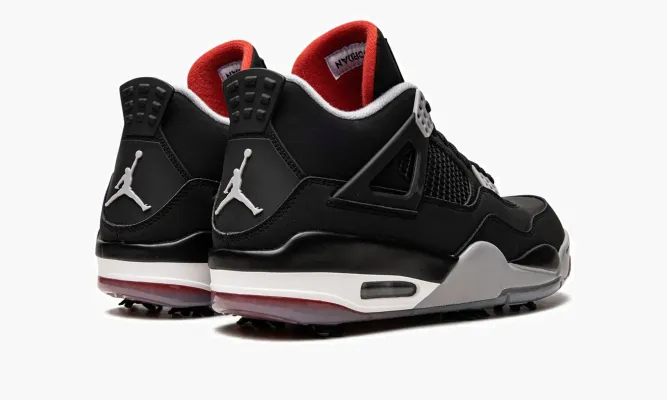 Кроссовки Air Jordan 4 Golf «Bred» белый