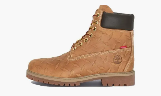 Обувь Timberland 6« Premium Waterproof Boot Supreme Diamond Plate Wheat розовый