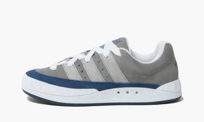 Кроссовки Adidas Originals Adimatic «Grey X Human Made» серый