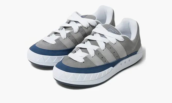 Кроссовки Adidas Originals Adimatic «Grey X Human Made» серый