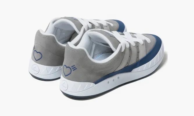 Кроссовки Adidas Originals Adimatic «Grey X Human Made» серый