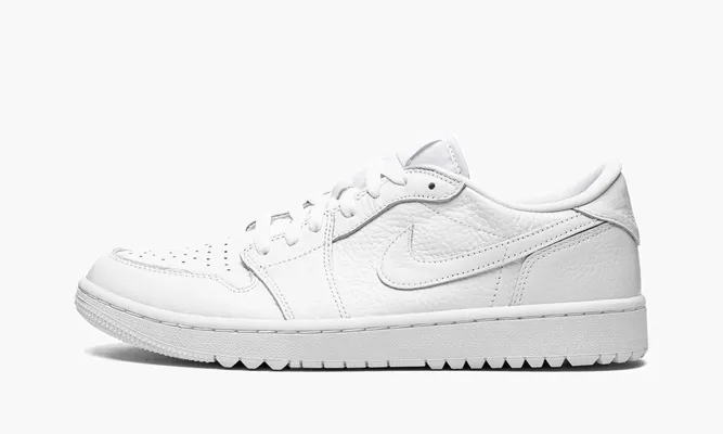 Кроссовки Air Jordan 1 Low Golf «Triple White» белый