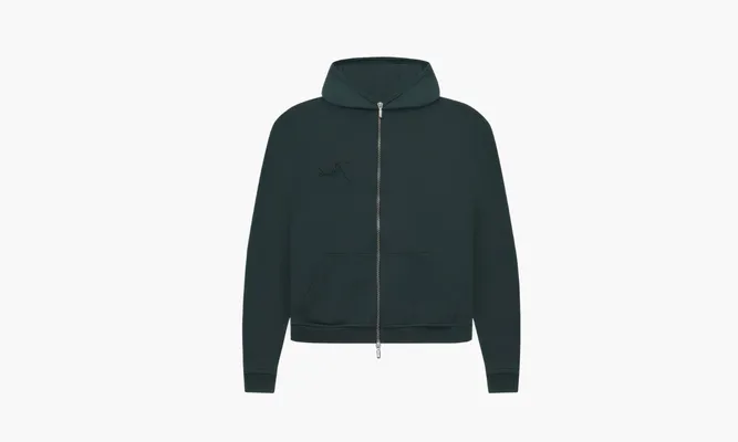 Одежда RHUDE Full Zip Hoodie «Emerald Green» зеленый