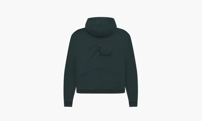 Одежда RHUDE Full Zip Hoodie «Emerald Green» зеленый