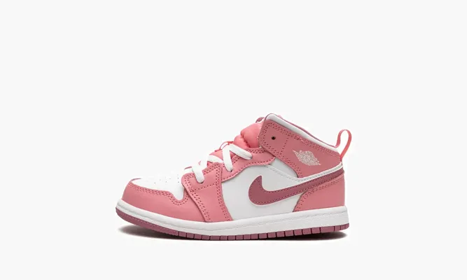 Для самых маленьких Air Jordan 1 Mid TD «Valentine's Day» черный