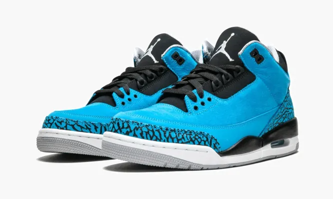 Кроссовки Air Jordan 3 Retro «Powder Blue» синий