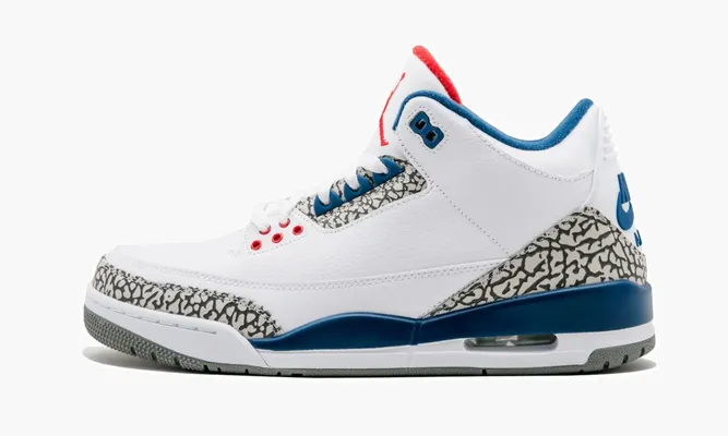 Кроссовки Air Jordan 3 Retro OG «True Blue» белый