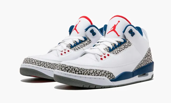 Кроссовки Air Jordan 3 Retro OG «True Blue» белый