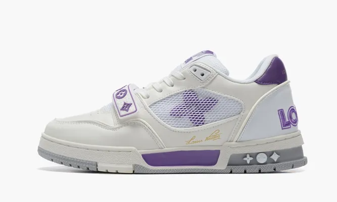 Кроссовки Louis Vuitton Trainer «Purple Mesh» фиолетовый