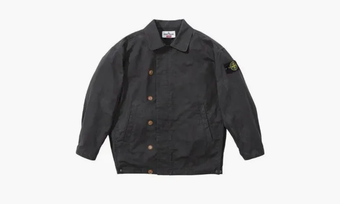 Одежда Supreme X Stone Island Jacket «Black» черный