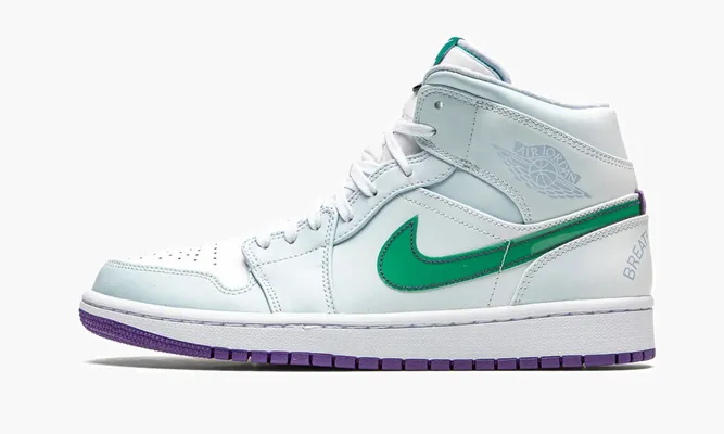Кроссовки Air Jordan 1 Mid «Nike Hoops - Luka Doncic» белый