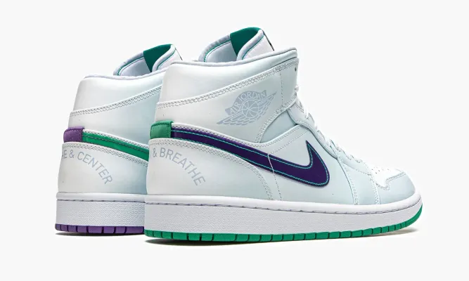 Кроссовки Air Jordan 1 Mid «Nike Hoops - Luka Doncic» белый