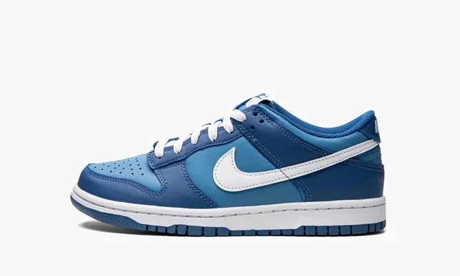 Кроссовки Nike Dunk Low GS «Dark Marina Blue» синий