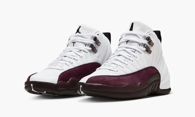 Кроссовки A Ma Maniére X Air Jordan 12 «White» белый,94206ce426381c7a822a5f47acd6019f