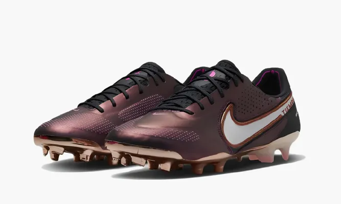 Для футбола Nike Tiempo Legend 9 Elite Q Fg «Generations Pack Space Purple» коричневый