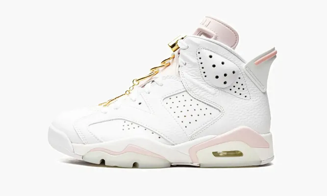 Кроссовки Air Jordan 6 WMNS «Gold Hoops» белый