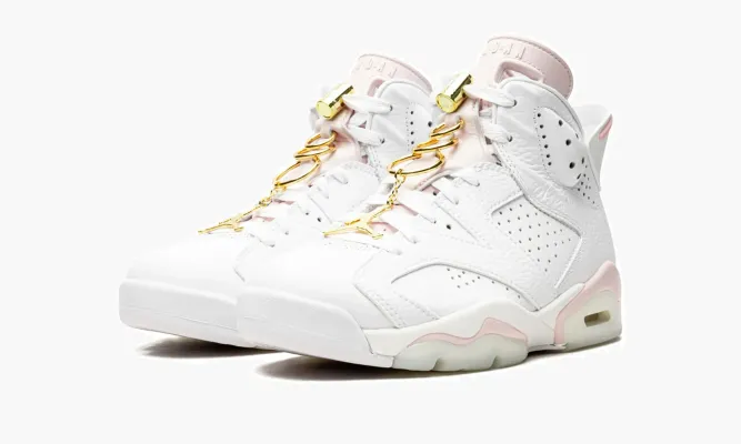 Кроссовки Air Jordan 6 WMNS «Gold Hoops» белый