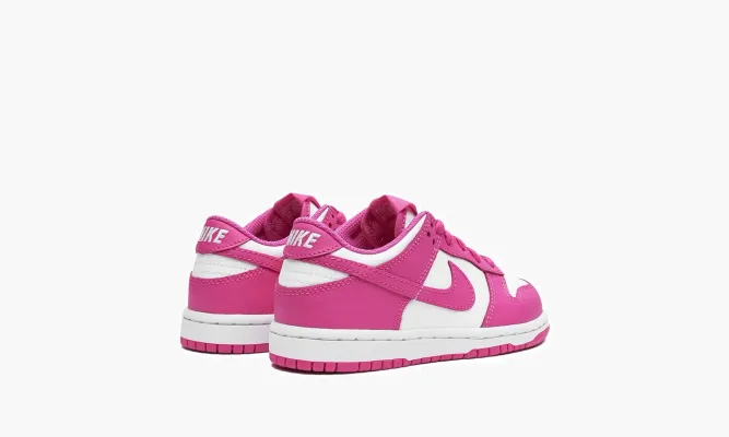 Для самых маленьких Nike Dunk Low PS «Active Fuchsia» белый