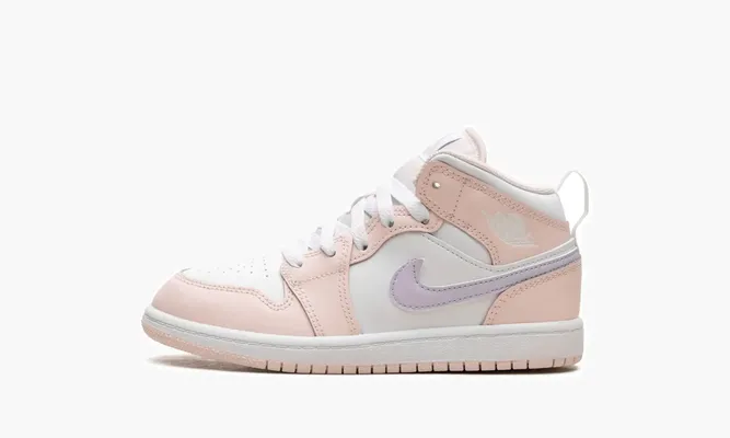 Для самых маленьких Air Jordan 1 Mid PS «Pink Wash» фиолетовый