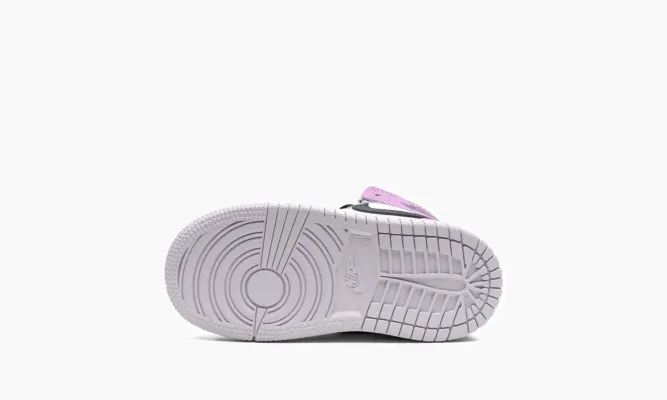 Для самых маленьких Air Jordan 1 Mid TD «Barely Grape» белый