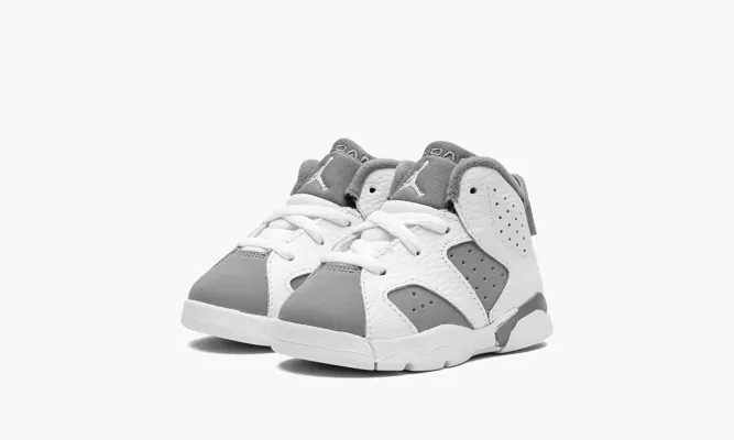 Для самых маленьких Air Jordan 6 TD «Cool Grey» белый