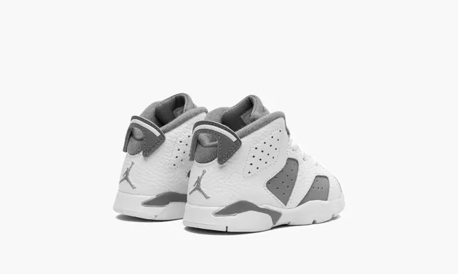 Для самых маленьких Air Jordan 6 TD «Cool Grey» белый