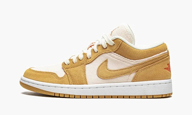 Кроссовки Air Jordan 1 Low SE WMNS «Corduroy & Suede» синий