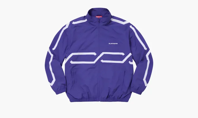 Одежда Supreme Ss24 Track Jacket «Purple» фиолетовый