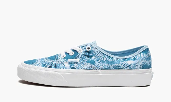 Кроссовки Vans Authentic «Tie-dye Hearts» lightBlue,белый