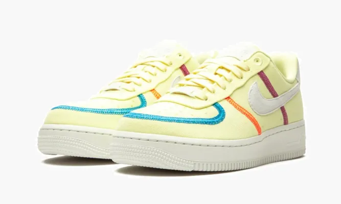 Кроссовки Air Force 1 '07 LX MNS WMNS «Life Lime» кремовый