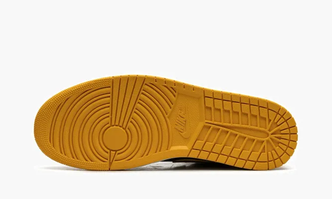 Кроссовки Air Jordan 1 Low «Yellow Orche» черный