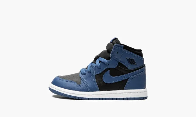 Для самых маленьких Air Jordan 1 Retro High TD «Dark Marina Blue» синий