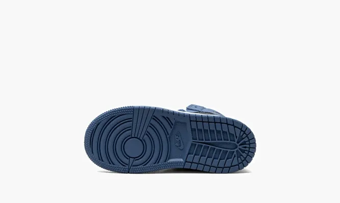 Для самых маленьких Air Jordan 1 Retro High TD «Dark Marina Blue» синий