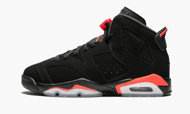 Кроссовки Air Jordan 6 GS «Infared» черный
