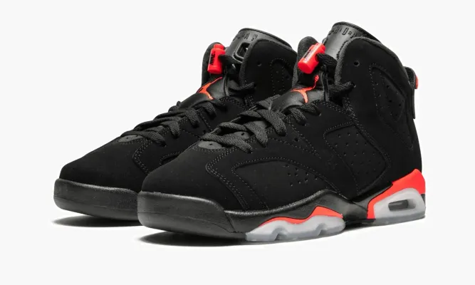 Кроссовки Air Jordan 6 GS «Infared» черный