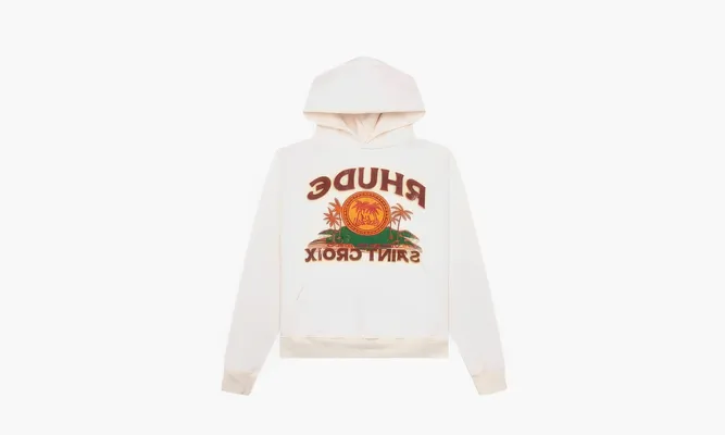 Одежда RHUDE Saint Croix Hoodie «Vintage White» белый