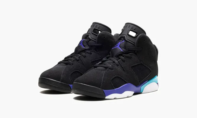 Для самых маленьких Air Jordan 6 Retro PS «Aqua» черный
