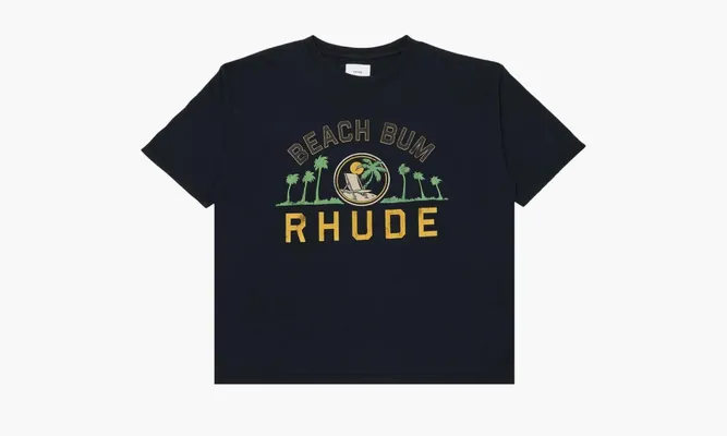 Одежда RHUDE Palmera Tee «Vintage Black» черный